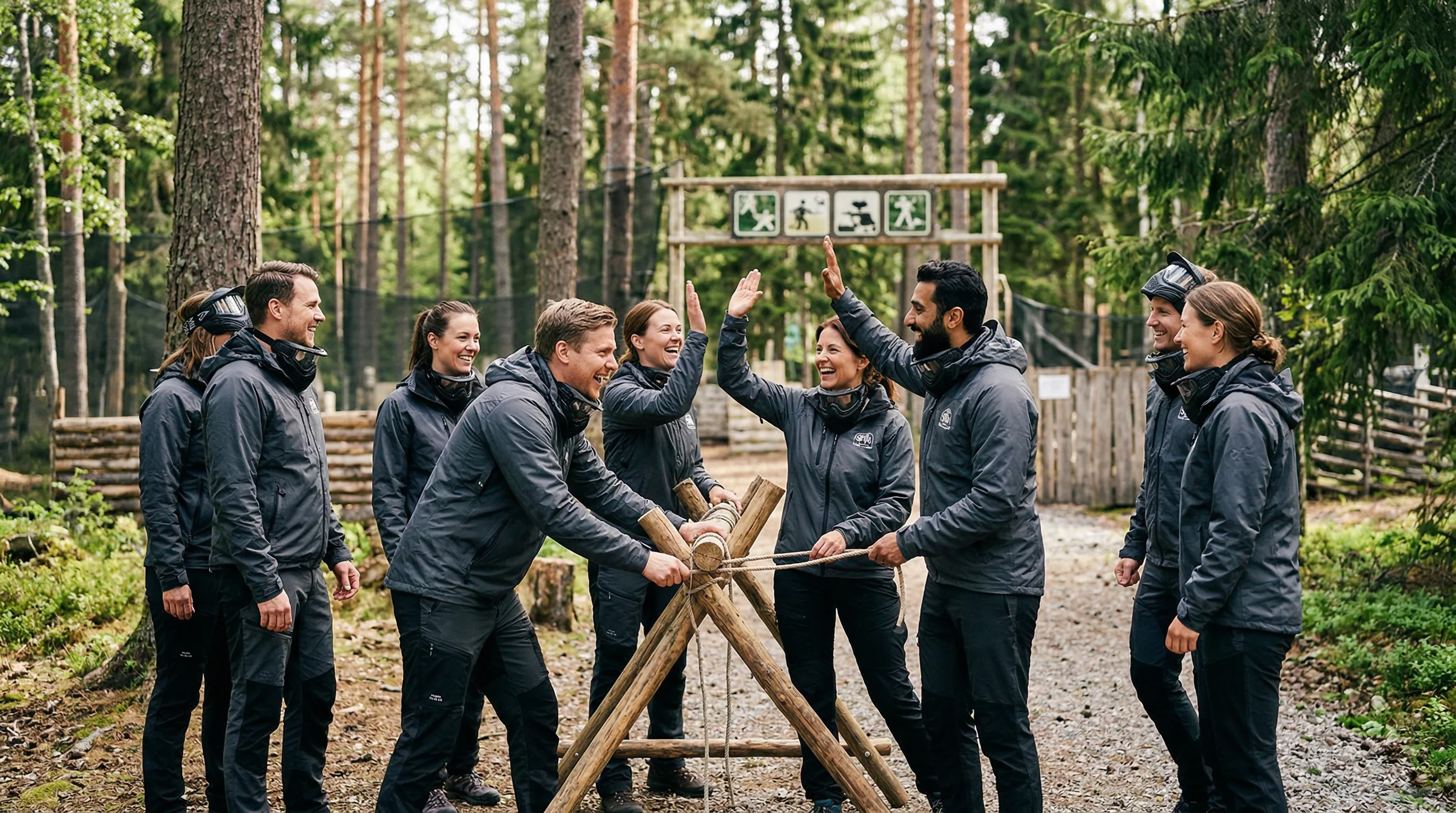 Energisk företagskickoff med kollegor i Stockholm