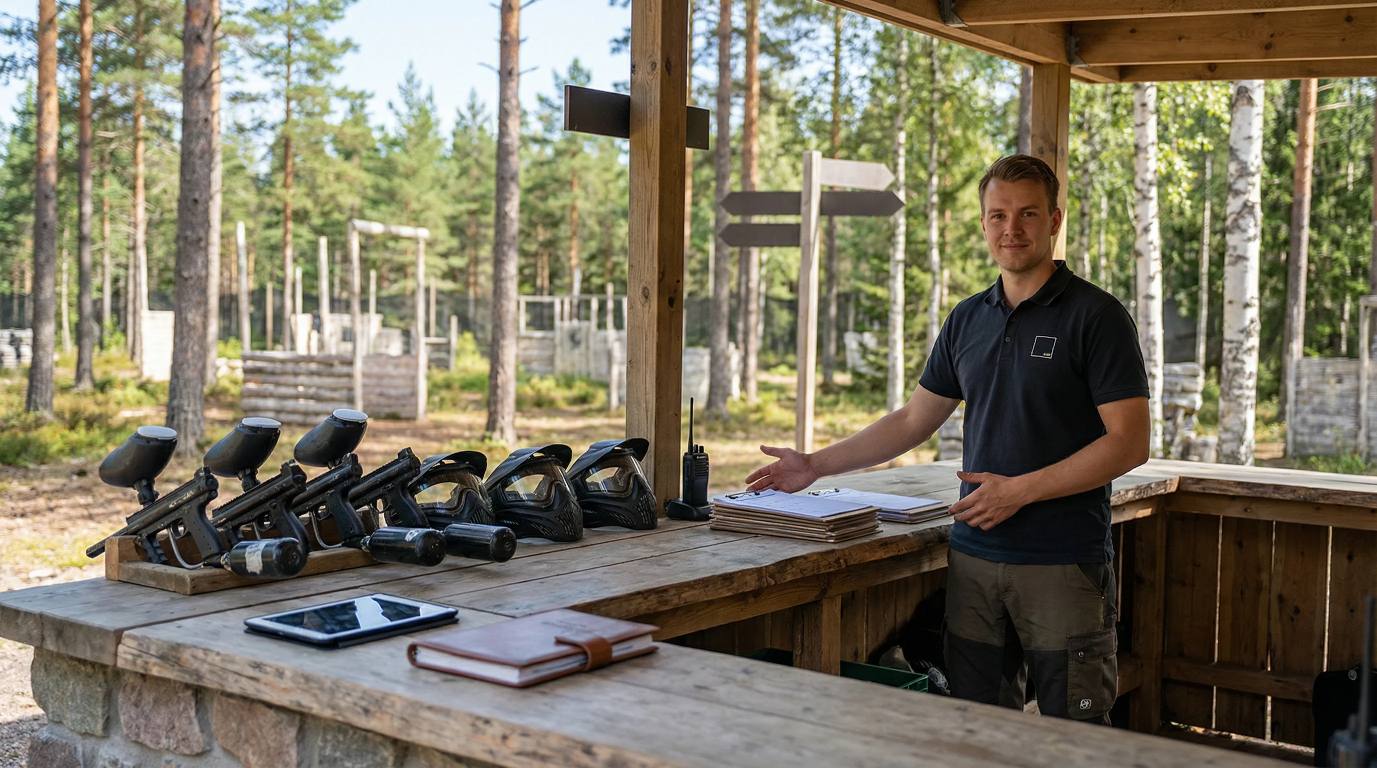 Kontaktinformation och bokning av aktiviteter hos Stockholm Paintball & Äventyrscenter